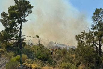 Vulević: Požar na Golom brdu pod kontrolom, prati se situacija kod Utrga Vulević: Požar na Golom brdu pod kontrolom, prati se situacija kod Utrga
