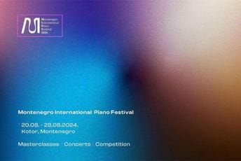 U toku prijave za prvi Međunarodni pijanistički festival u Crnoj Gori U toku prijave za prvi Međunarodni pijanistički festival u Crnoj Gori