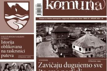 Novi broj časopisa Komuna posvećen je Gusinju Novi broj časopisa Komuna posvećen je Gusinju