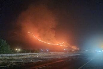 Aktivni požari u Podgorici, Baru, Budvi, Plužinama, Tuzima, Cetinju i Danilovgradu; MUP: Apelujemo na građane da ne pale vatru na otvorenom Tuzi večeras