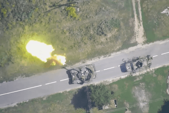 Ukrajinski vojni prodor u Rusiju: Drugo poniženje Putina na njegovom terenu Snimak iz zraka koji navodno pokazuje ukrainske tenkove u ruskoj Kurskoj oblasti