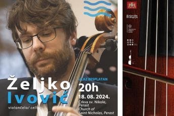 Koncert violončeliste Željka Ivovića u nedjelju na Festivalu gudača u Perastu Koncert violončeliste Željka Ivovića u nedjelju na Festivalu gudača u Perastu