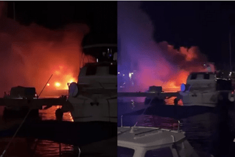 (VIDEO) Hrvatska: Izgorjela jahta u marini, uzrok nepoznat (VIDEO) Hrvatska: Izgorjela jahta u marini, uzrok nepoznat