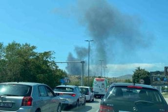 Požar u Donjoj Gorici; Blečić: Gorio otpadni materijal kod Zelenila Požar u Donjoj Gorici; Blečić: Gorio otpadni materijal kod Zelenila