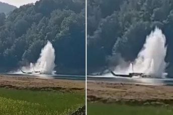 (VIDEO) Pogledajte trenutak pada helikoptera Oružanih snaga BiH u Jablaničko Jezero (VIDEO) Pogledajte trenutak pada helikoptera Oružanih snaga BiH u Jablaničko Jezero
