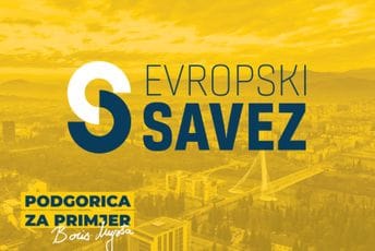 Podgorica za primjer – slogan Evropskog saveza za izbore u Podgorici Podgorica za primjer – slogan Evropskog saveza za izbore u Podgorici