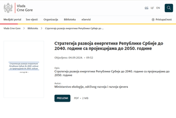 Ćulafićevo ministarstvo na sajtu Vlade objavilo strateška dokumenta države Srbije Ćulafićevo ministarstvo na sajtu Vlade objavilo strateška dokumenta države Srbije