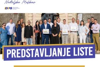 Danas predstavljanje izborne liste “Kotor prije svega! DPS – Neđeljko Moškov”