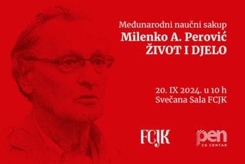 Simpozijum posvećen životu i djelu Milenka A. Perovića na FCJK