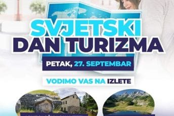 Glavni grad organizuje promotivni izlet povodom Svjetskog dana turizma