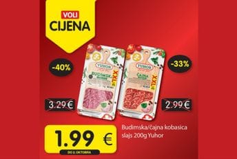 Voli cijene su ponovo tu!