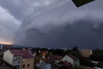 Nevrijeme pogodilo Vojvodinu: Padao grad, vjetar lomio drveće