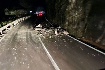 Vozači, oprez: Odron u kanjonu Platije