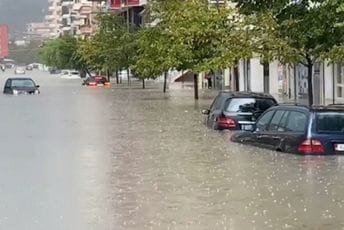 Neprilike i u Albaniji: Nezapamćene poplave pogodile Valonu