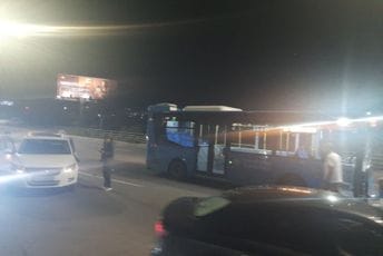 Sudar autobusa i automobila u Podgorici