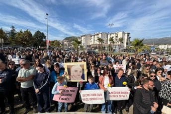 (FOTO/VIDEO) Protest "Hoćemo istinu za Dritu" u Ulcinju