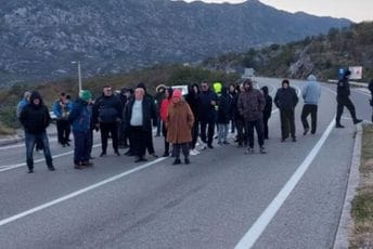 Mještani Bogetića i danas blokirali put Nikšić - Podgorica: Pozvali Kovačevića da suoče argumente