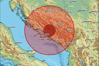 Zemljotres u BiH: Treslo se tlo sjeverozapadno od Mostara