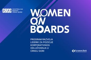 CBCG raspisala javni poziv za drugu generaciju polaznica programa „Women on Boards Montenegro“