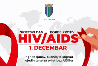 Opština Bar: Fokus mora biti na podršci svakom licu koje se suočava sa HIV-om