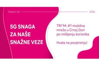 Mobilna mreža Telekoma: #1 po mišljenju korisnika  Hvala na povjerenju!