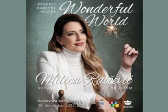 "Wonderful world" u Kuslevovoj kući: Sjutra na DEUS-u nastupa sopran Milica Raičević