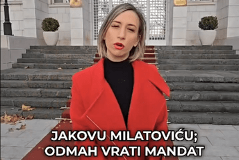 (VIDEO) Kaluđerović poručila Milatoviću: Odmah vrati mandat