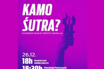 Grupa studenata UDG I UCG poziva na protest: Ujedinjeni protiv nasilja