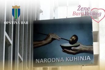 Opština Bar: Crnogorska porodica iz Berlina podržala rad NVO “Žene Bara” u projektu narodne kuhinje za cijelu 2025.