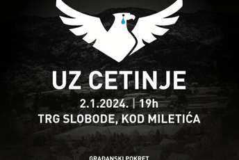 Novi Sad solidarno uz Cetinje i Crnu Goru