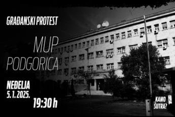 Ultra Crna Gora pozvala na protest ispred zgrade MUP-a u neđelju