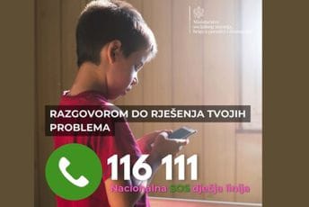 Podrška djeci i mladima u Crnoj Gori: Nacionalna SOS dječja linija – 116 111