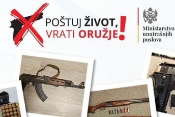 U Akciji ,,Poštuj život, vrati oružje“: Građani juče policiji predali još 130 komada vatrenog oružja