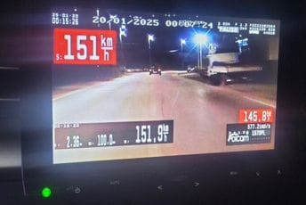 Uhapšen mladi Petnjičanin u Baru: Vozio 100 km/h više od dozvoljenog