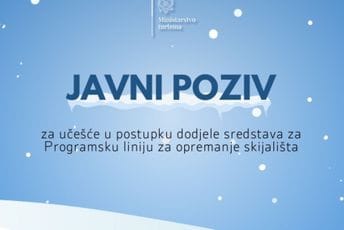 MT: Rapisan Javni poziv za učešće u postupku dodjele sredstava za Programsku liniju za opremanje skijališta