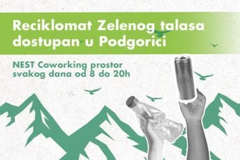 Od danas reciklomat Zelenog talasa dostupan ispred NEST Coworking prostora: Građani mogu donijeti ambalažu svakog dana od 8 do 20h