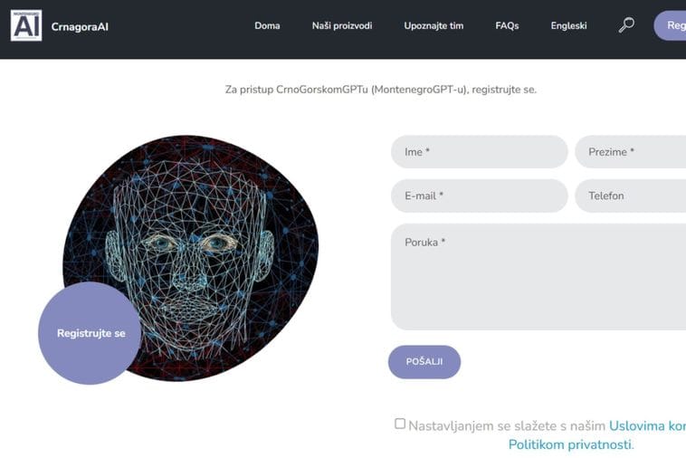 Dočekaće vas - Vladimir Dukljanski: Pogledajte MontenegroGPT, prvi crnogorski jezički model vještačke inteligencije