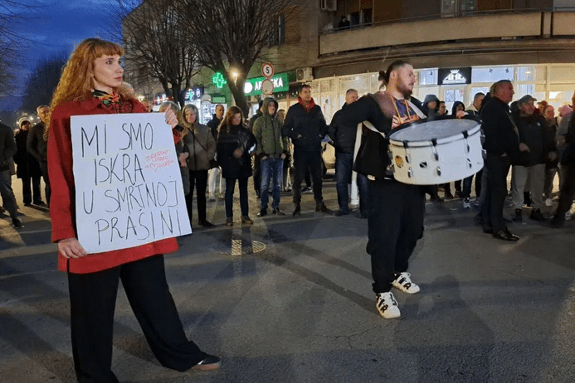 Fotografija 5: (FOTO/VIDEO) Održane blokade u Nikšiću i Kotoru, na Cetinju trajala dva sata