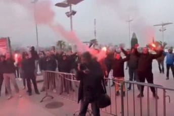 Navijači Budućnost Volija dočekali igrače na aerodromu (VIDEO)