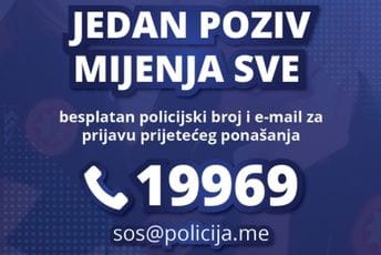 Uprava policije: Jedan poziv mijenja sve