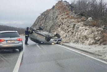 Dvije saobraćajne nezgoda na putu Podgorica - Cetinje