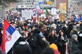 Počela blokada studenata u centru Kragujevca