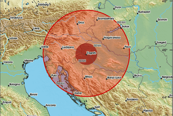 Dva zemljotresa u Hrvatskoj: Kod Zagreba i Zadra