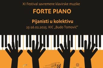 „Forte piano” 25. i 26. februara u Podgorici: Na otvaranju crnogorsko-italijanski duo Ana Vujošević I Mauro Cekin