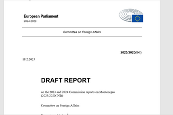 Nacrt rezolucije EP za CG: Ozbiljna zabrinutost zbog malignog stranog uplitanja, poziv da se usklade zakoni i Ustav sa standardima EU