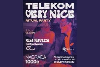 Sjutra Telekom Very Nice Ritual Party: Maskenbal koji se ne propušta!