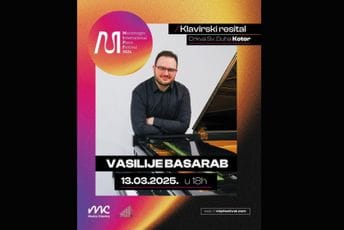 Koncert pijaniste Vasilija Basarabe u četvrtak u Kotoru