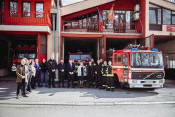 Meken u posjeti Bijelom Polju, obišla i Službu zaštite i spašavanja: Donirano vatrogasno vozilo će poboljšati kapacitete službe u borbi protiv požara