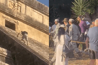 (VIDEO) Turista ignorisao zabranu i popeo se na vrh čuvene piramide, bijesna masa ga pretukla (VIDEO) Turista ignorisao zabranu i popeo se na vrh čuvene piramide, bijesna masa ga pretukla