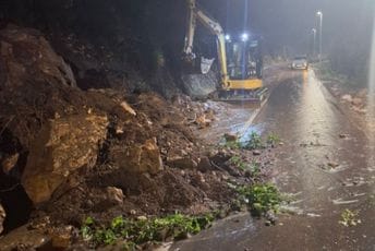 Neprilike u Herceg Novom: Kiša pokrenula odrone i klizišta